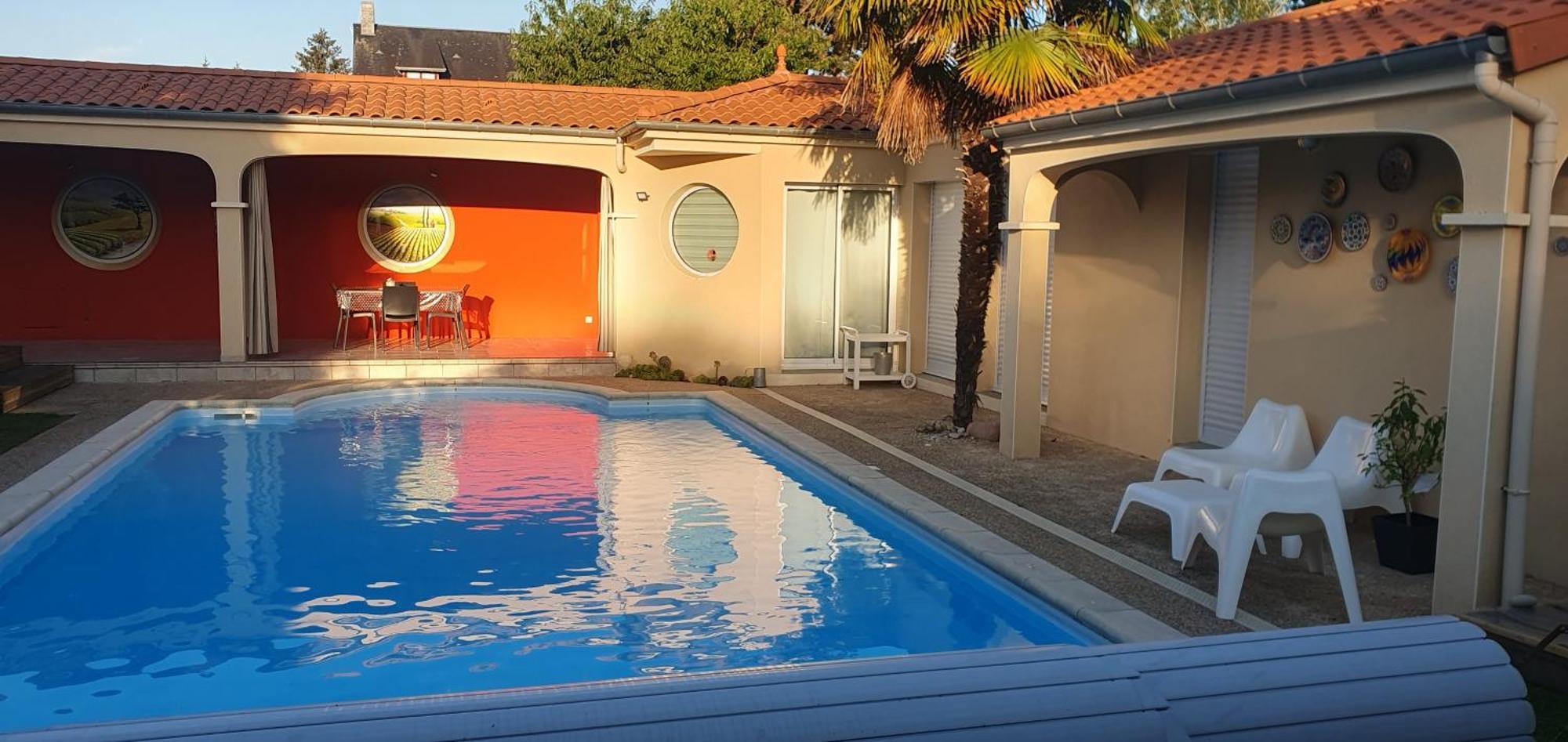 Gite Calme #2 Ou 3 Pers #Piscine #Cholet #Wifi Haut Debit #Travailleurs Thales Lacroix Et Autres Entreprises #Petits Dejeuners Et Repas Possibles Sur Demande Le May-sur-Evre ภายนอก รูปภาพ
